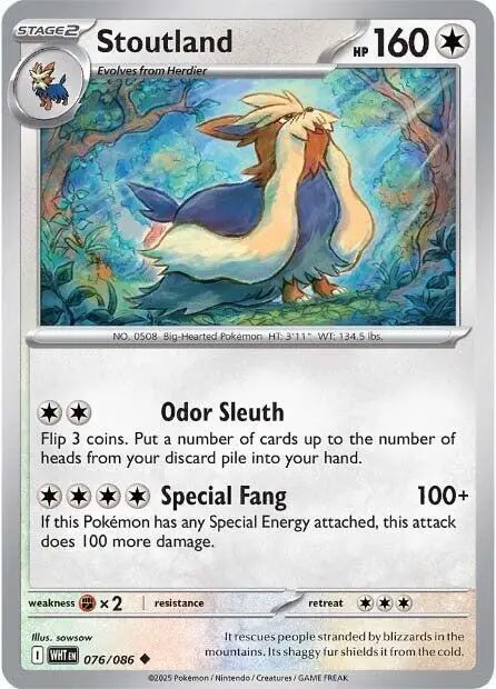 Stoutland card art