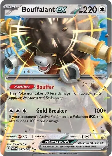 Bouffalant ex card art