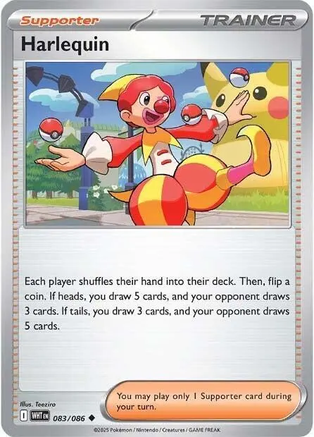 Harlequin card art