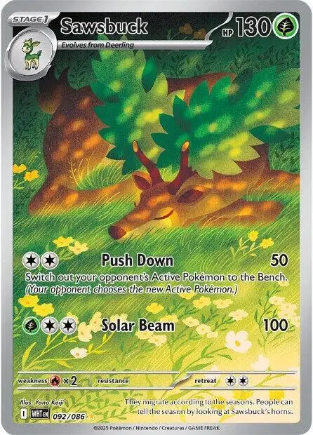 Sawsbuck - 092/086 card art