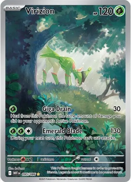 Virizion - 095/086 card art