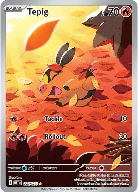 Tepig - 096/086 card art