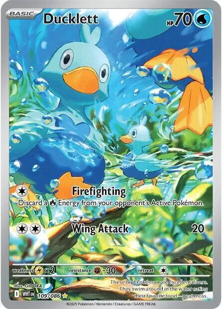 Ducklett - 109/086 card art
