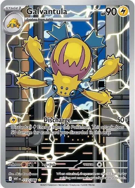 Galvantula - 117/086 card art
