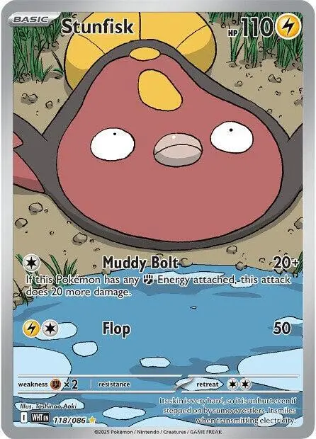Stunfisk - 118/086 card art