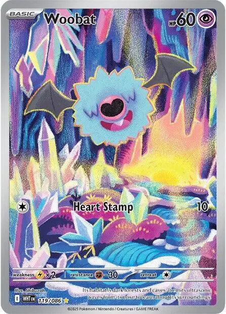 Woobat - 119/086 card art