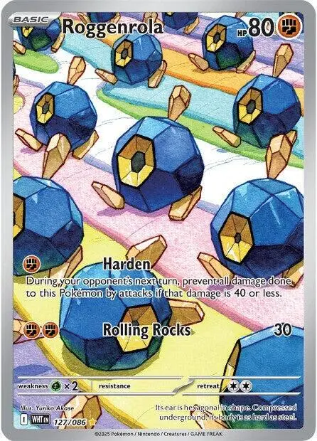 Roggenrola - 127/086 card art