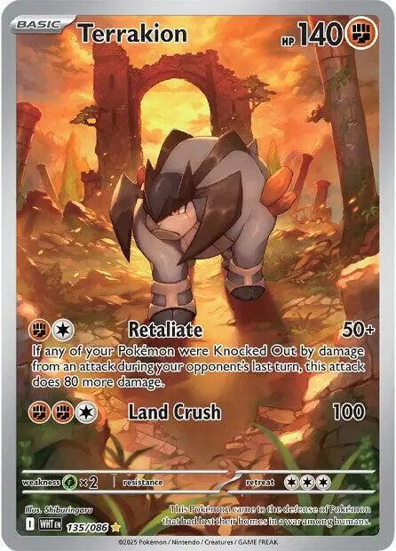 Terrakion - 135/086 card art