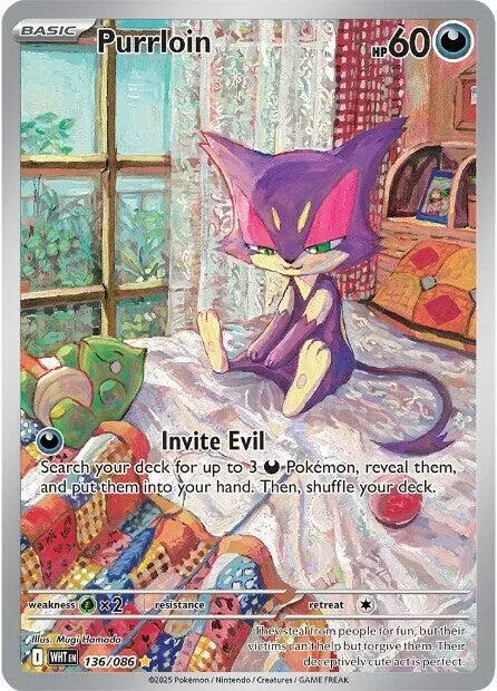 Purrloin - 136/086 card art