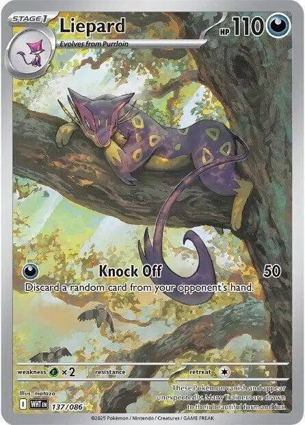 Liepard - 137/086 card art