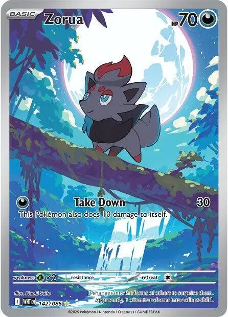 Zorua - 142/086 card art