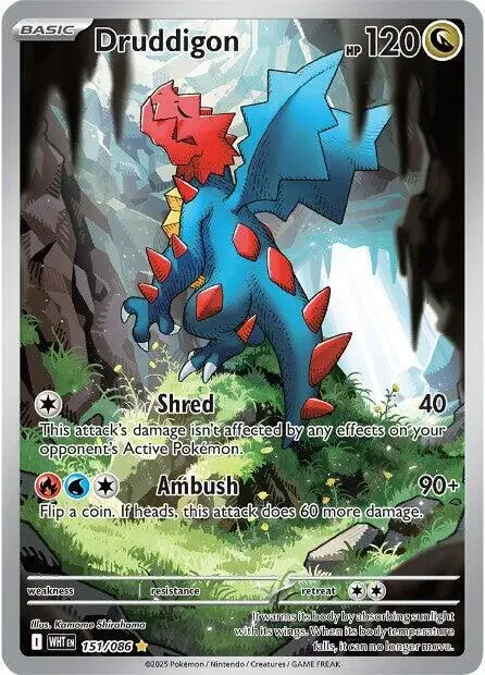 Druddigon - 151/086 card art