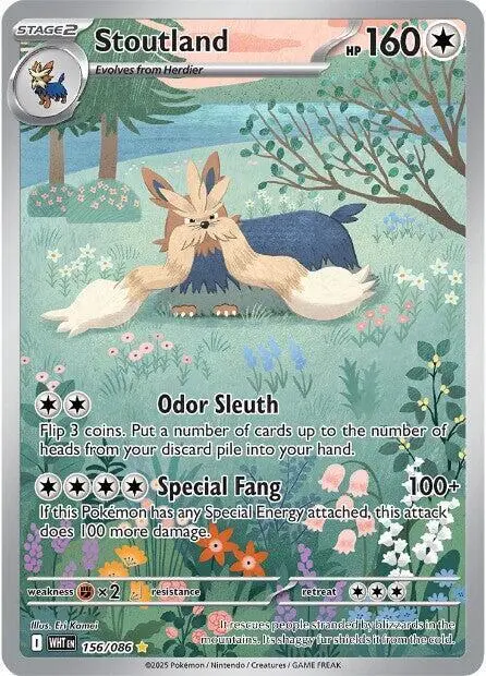 Stoutland - 156/086 card art