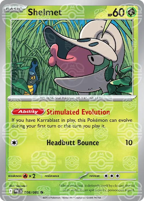 Shelmet (Master Ball Pattern) card art