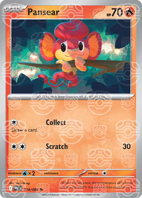 Pansear (Master Ball Pattern) card art