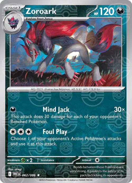 Zoroark (Master Ball Pattern) card art