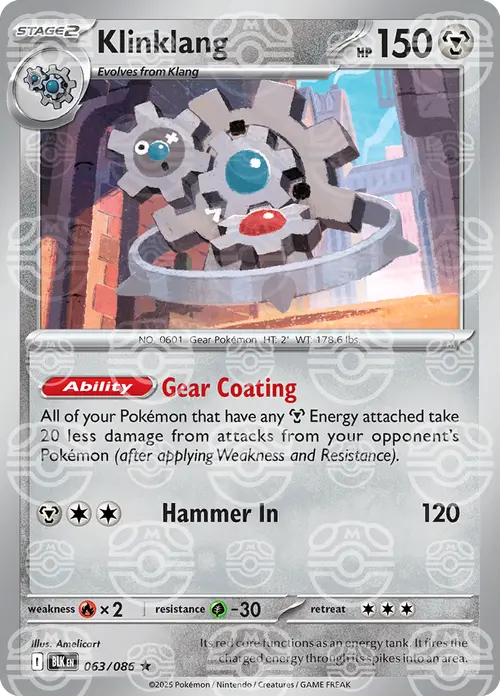 Klinklang (Master Ball Pattern) card art
