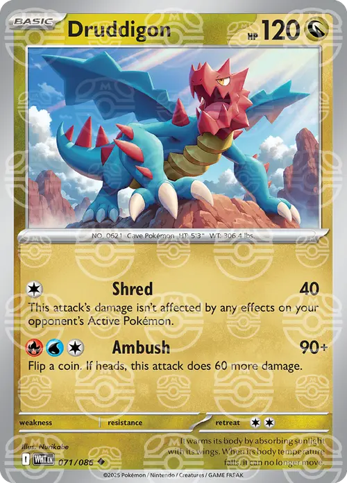 Druddigon (Master Ball Pattern) card art