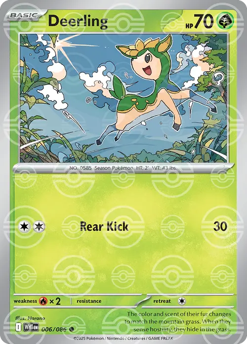 Deerling (Poke Ball Pattern) card art