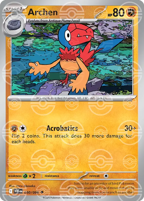 Archen (Poke Ball Pattern) card art