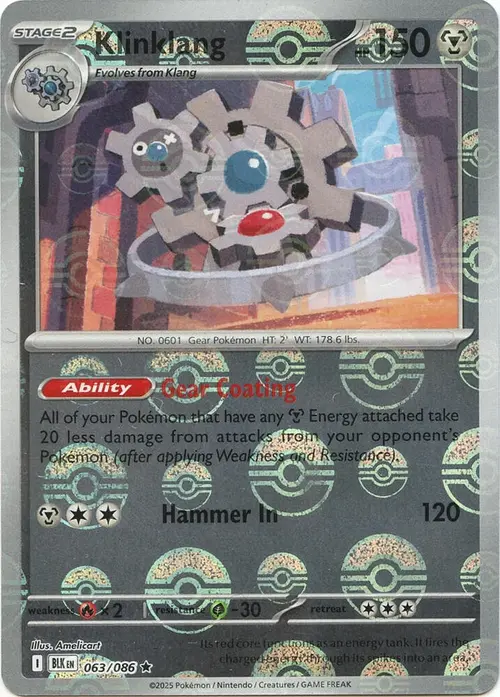 Klinklang (Poke Ball Pattern) card art