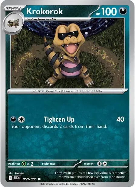 Krokorok card art