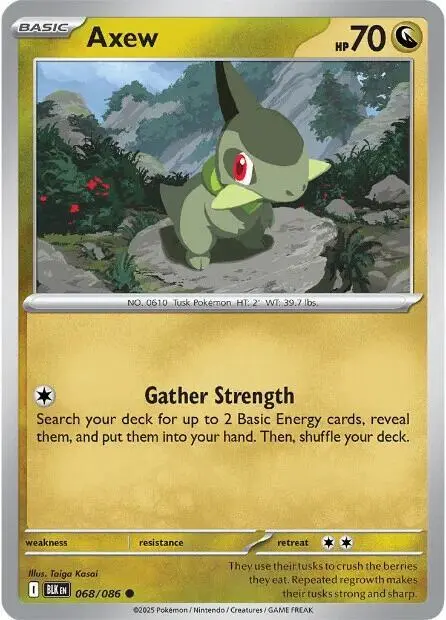 Axew card art