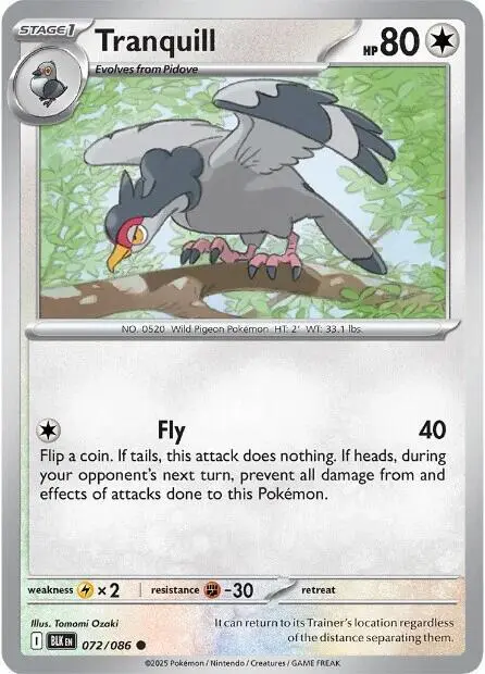 Tranquill card art