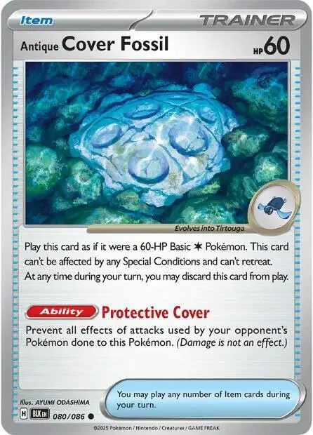 Antique Cover Fossil card art
