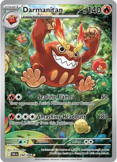 Darmanitan - 098/086 card art