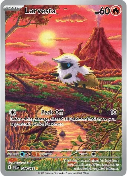 Larvesta - 099/086 card art