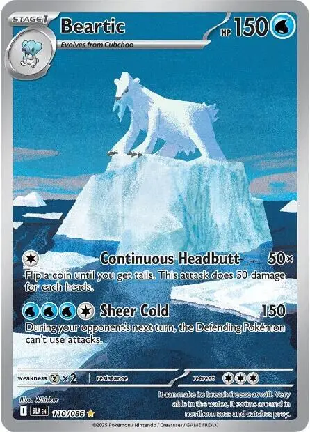 Beartic - 110/086 card art