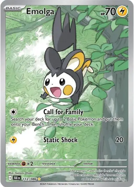 Emolga - 112/086 card art