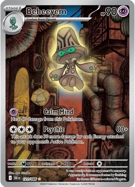 Beheeyem - 121/086 card art