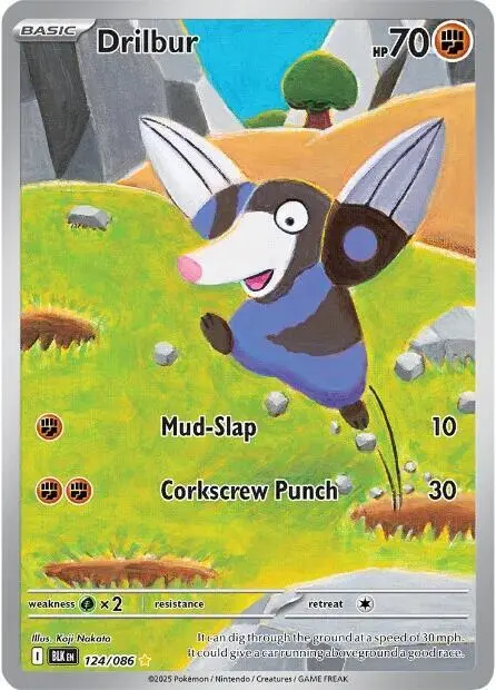 Drilbur - 124/086 card art