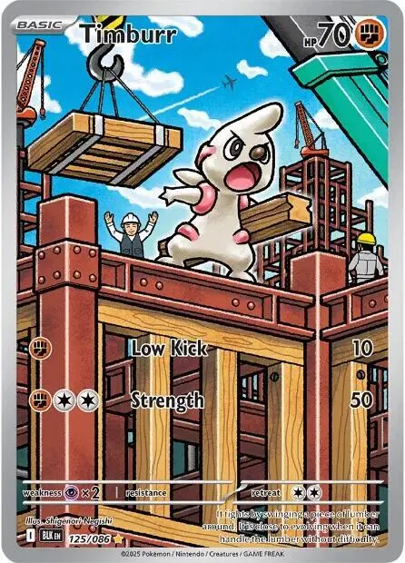 Timburr - 125/086 card art