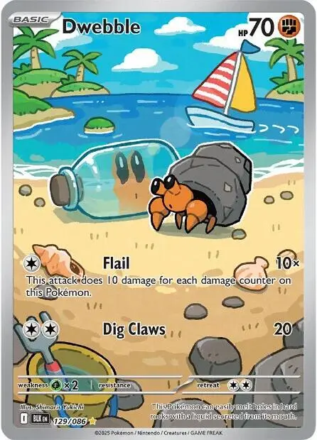 Dwebble - 129/086 card art