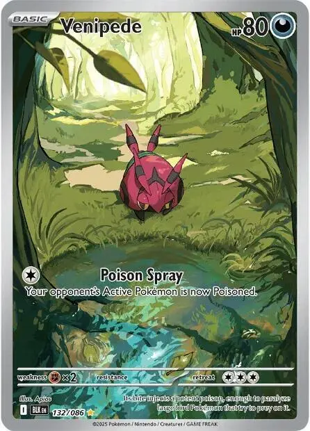 Venipede - 132/086 card art