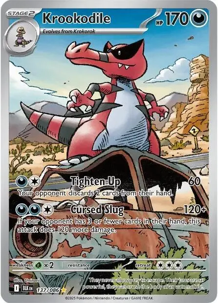 Krookodile - 137/086 card art