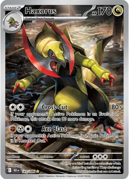 Haxorus - 147/086 card art
