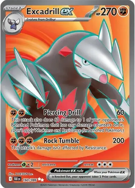 Excadrill ex - 160/086 card art