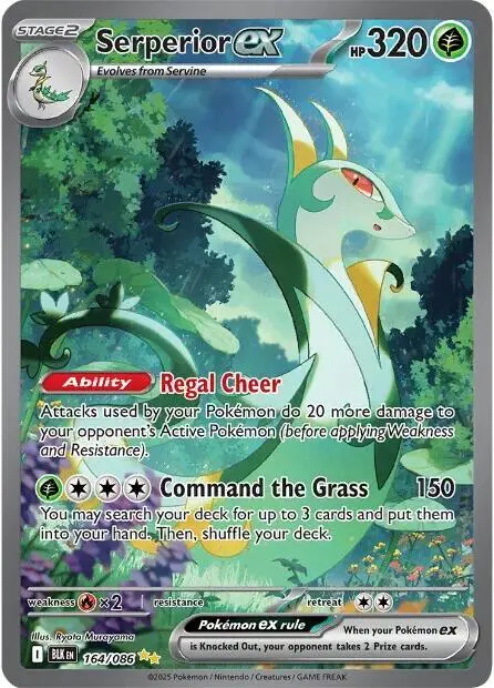 Serperior ex - 164/086 card art