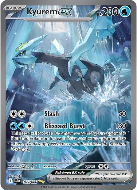 Kyurem ex - 165/086 card art
