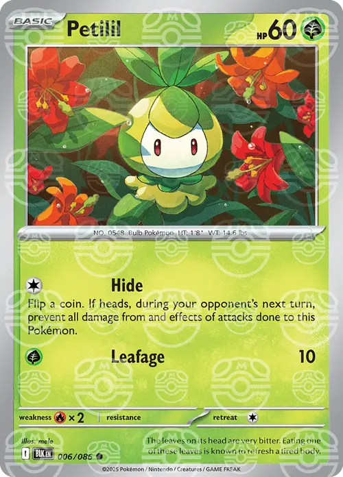 Petilil (Master Ball Pattern) card art
