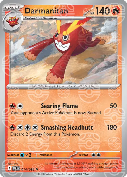 Darmanitan (Master Ball Pattern) card art