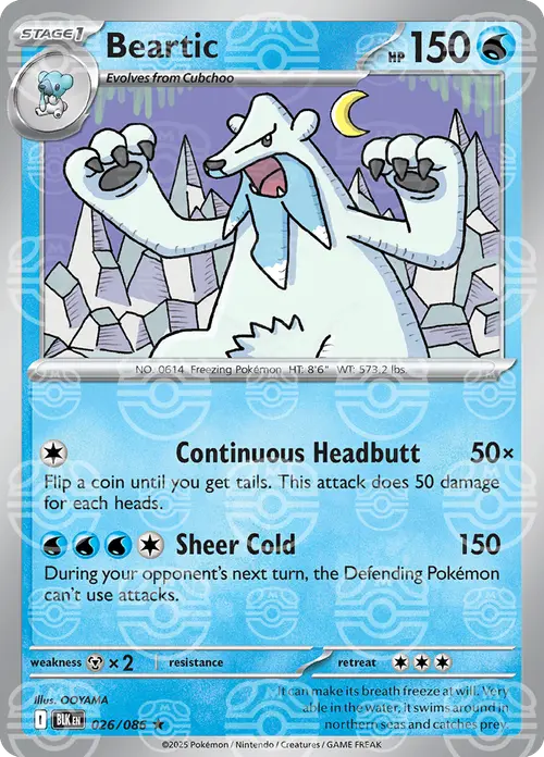 Beartic (Master Ball Pattern) card art