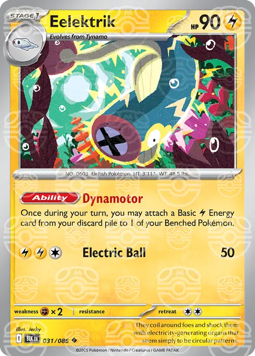 Eelektrik (Master Ball Pattern) card art