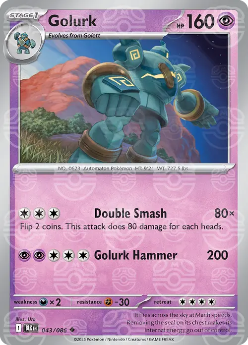 Golurk (Master Ball Pattern) card art
