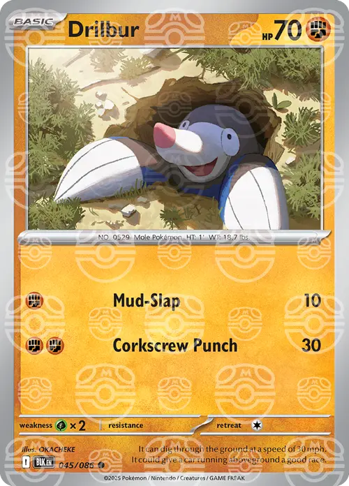 Drilbur (Master Ball Pattern) card art