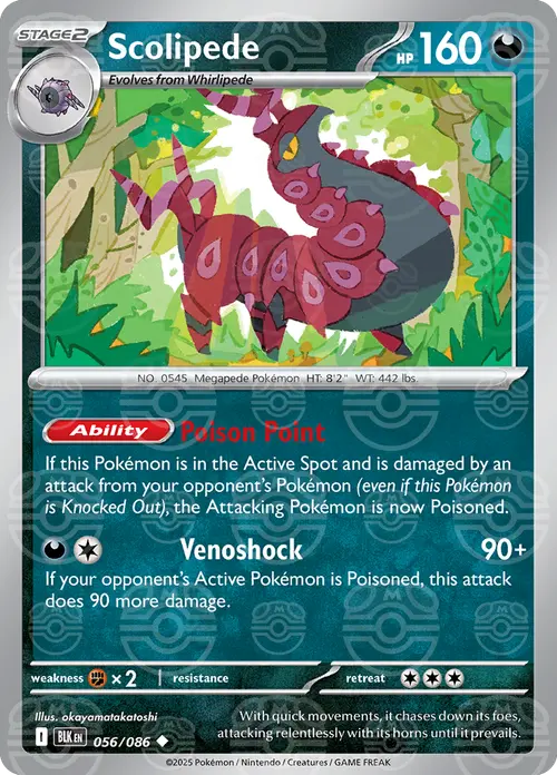 Scolipede (Master Ball Pattern) card art